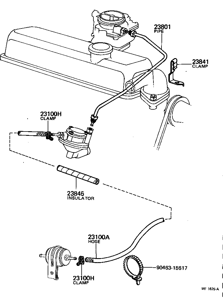  TOWN MASTERACE V WG |  FUEL PIPE CLAMP