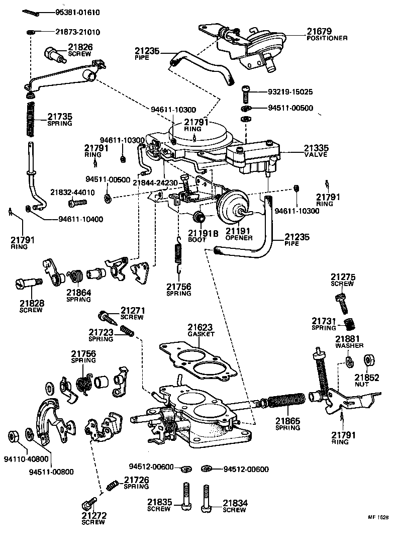  TOWN MASTERACE V WG |  CARBURETOR