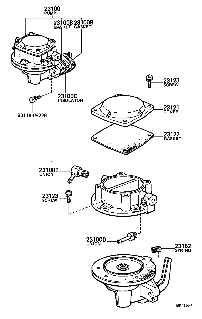  TOWN MASTERACE V WG |  FUEL PUMP PIPE