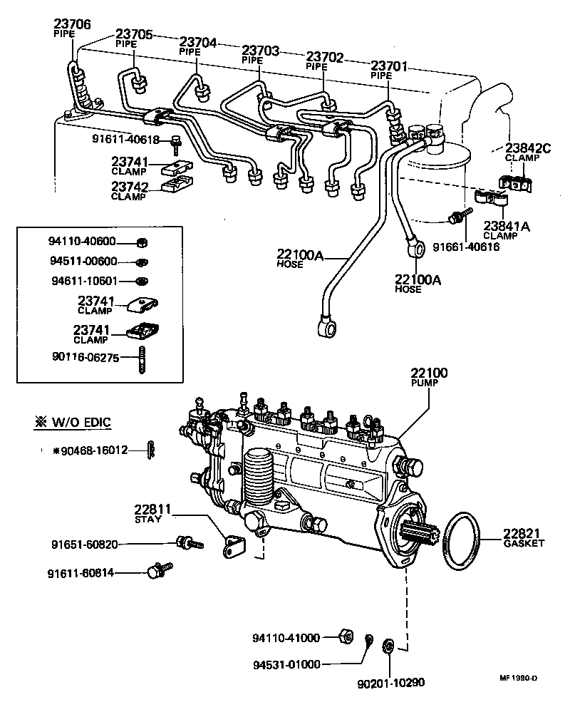  DYNA TOYOACE |  INJECTION PUMP ASSEMBLY