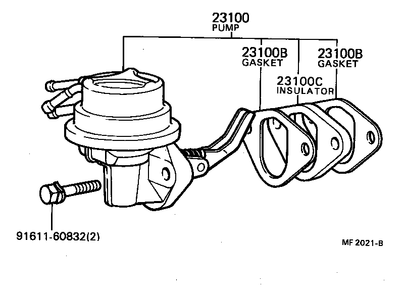  CHASER |  FUEL PUMP PIPE