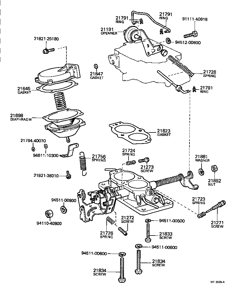  TOWN MASTERACE V WG |  CARBURETOR