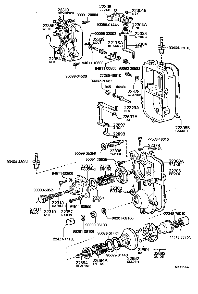  LAND CRUISER VAN |  PNEUMATIC GOVERNOR