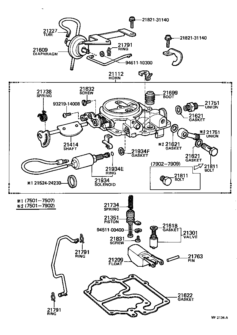  LAND CRUISER VAN |  CARBURETOR