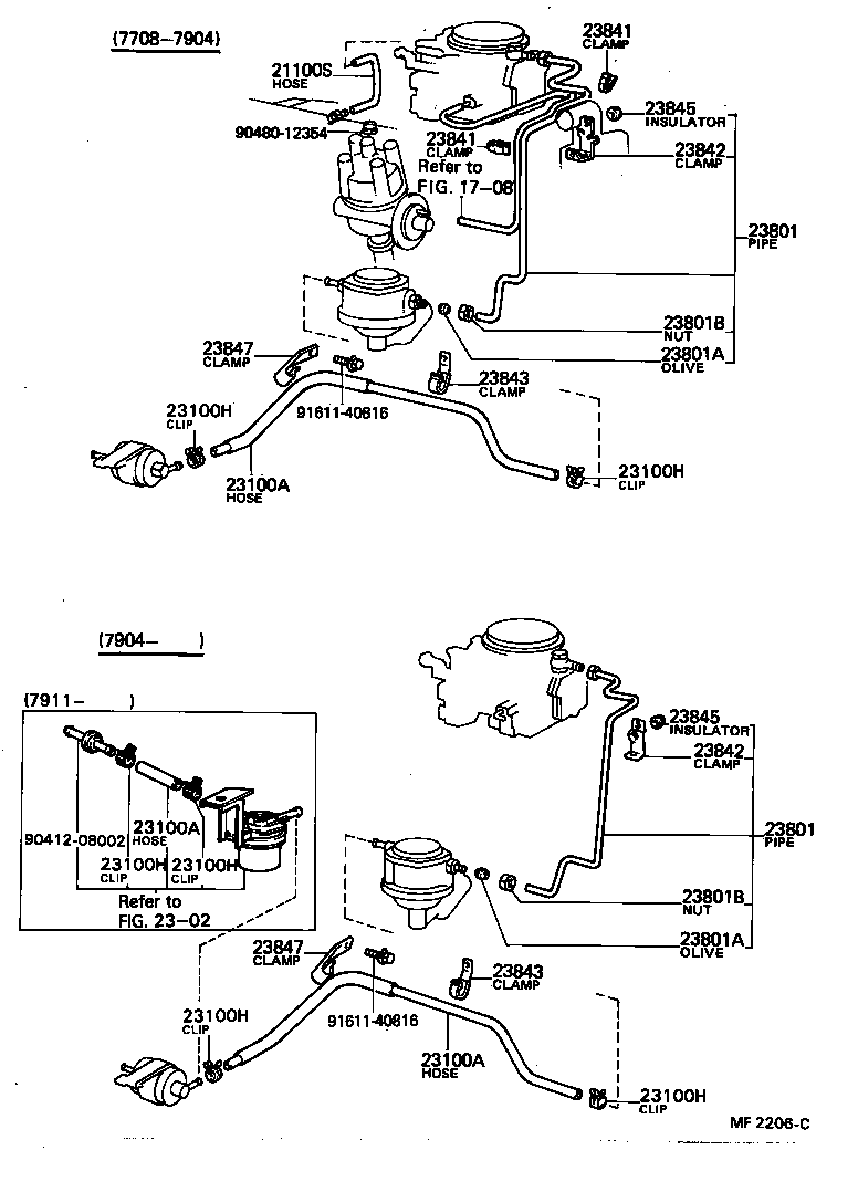  DYNA TOYOACE |  FUEL PIPE CLAMP