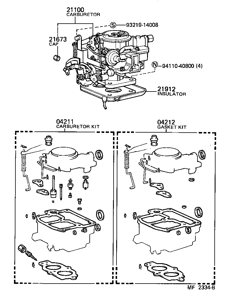  CARINA FR |  CARBURETOR ASSEMBLY