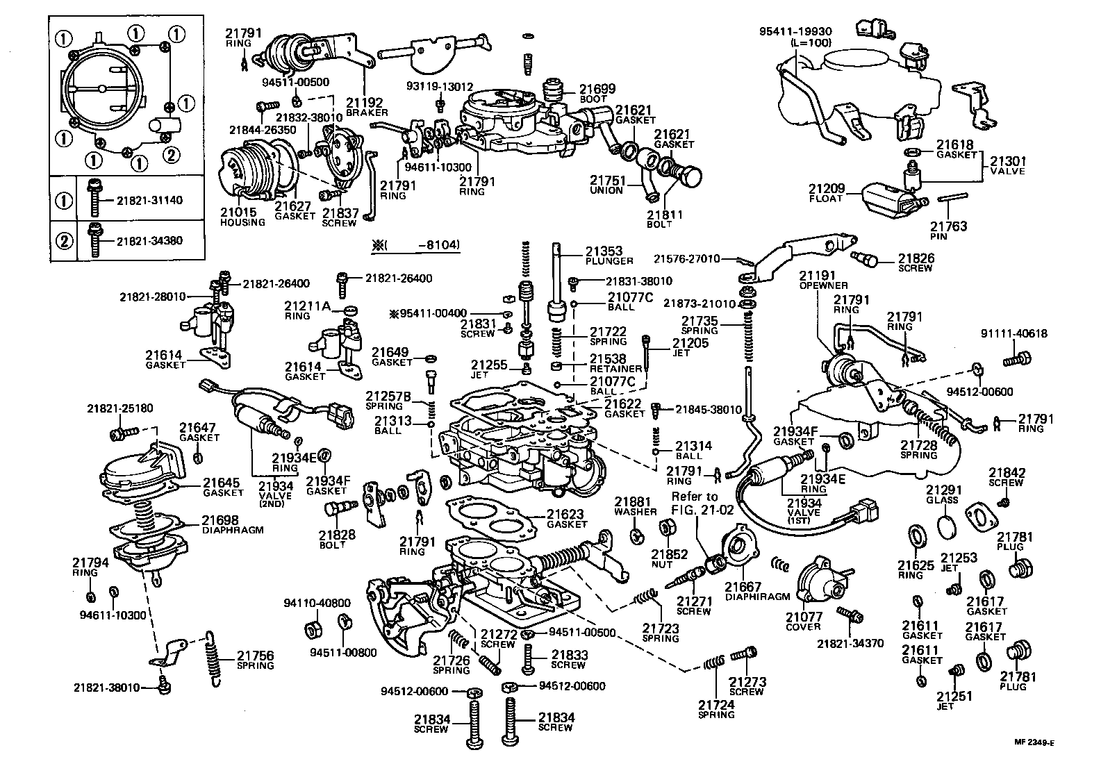  TOWN MASTERACE V WG |  CARBURETOR