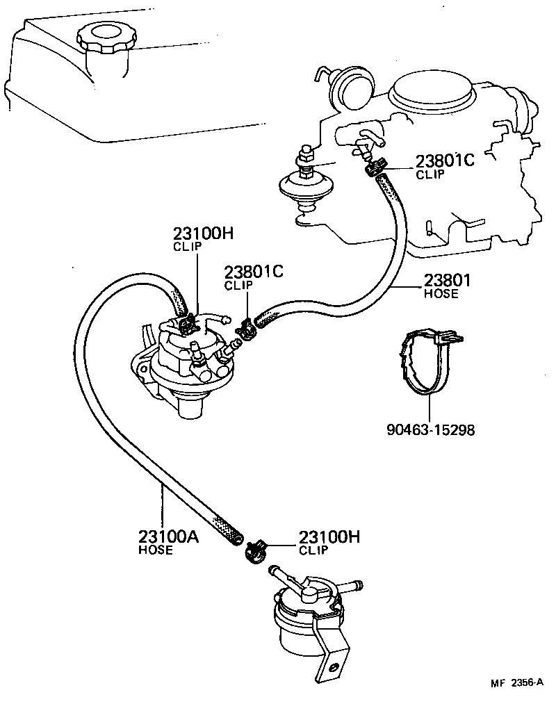  CROWN |  FUEL PIPE CLAMP