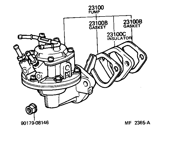  CROWN |  FUEL PUMP PIPE