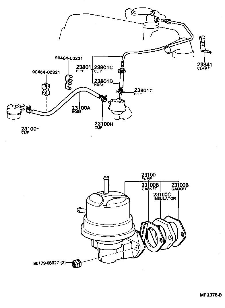  TOWN MASTERACE V WG |  FUEL PUMP PIPE