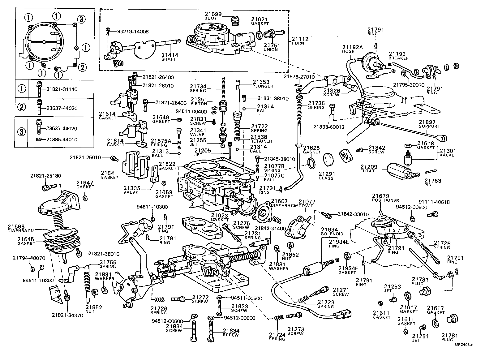  TOWN MASTERACE V WG |  CARBURETOR