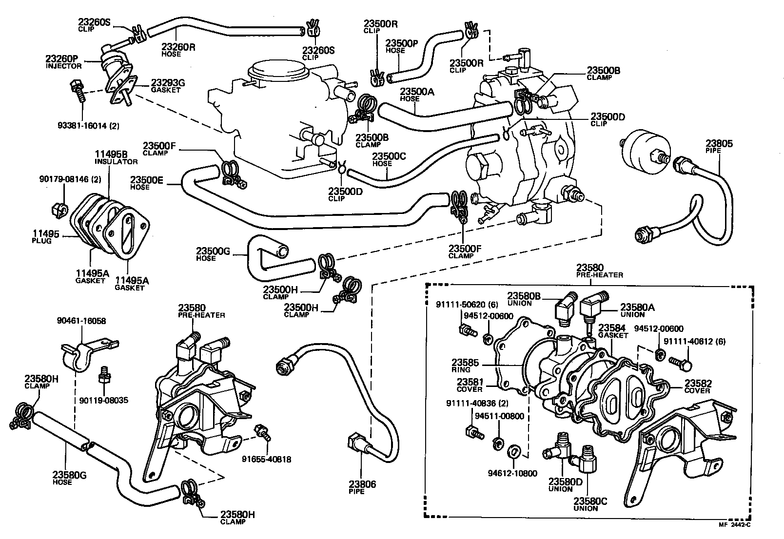  CROWN |  LPG CARBURETOR FUEL PIPE