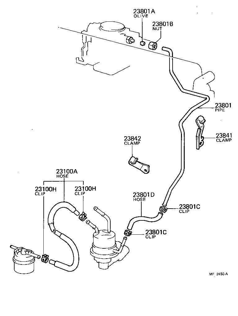  LAND CRUISER VAN |  FUEL PIPE CLAMP