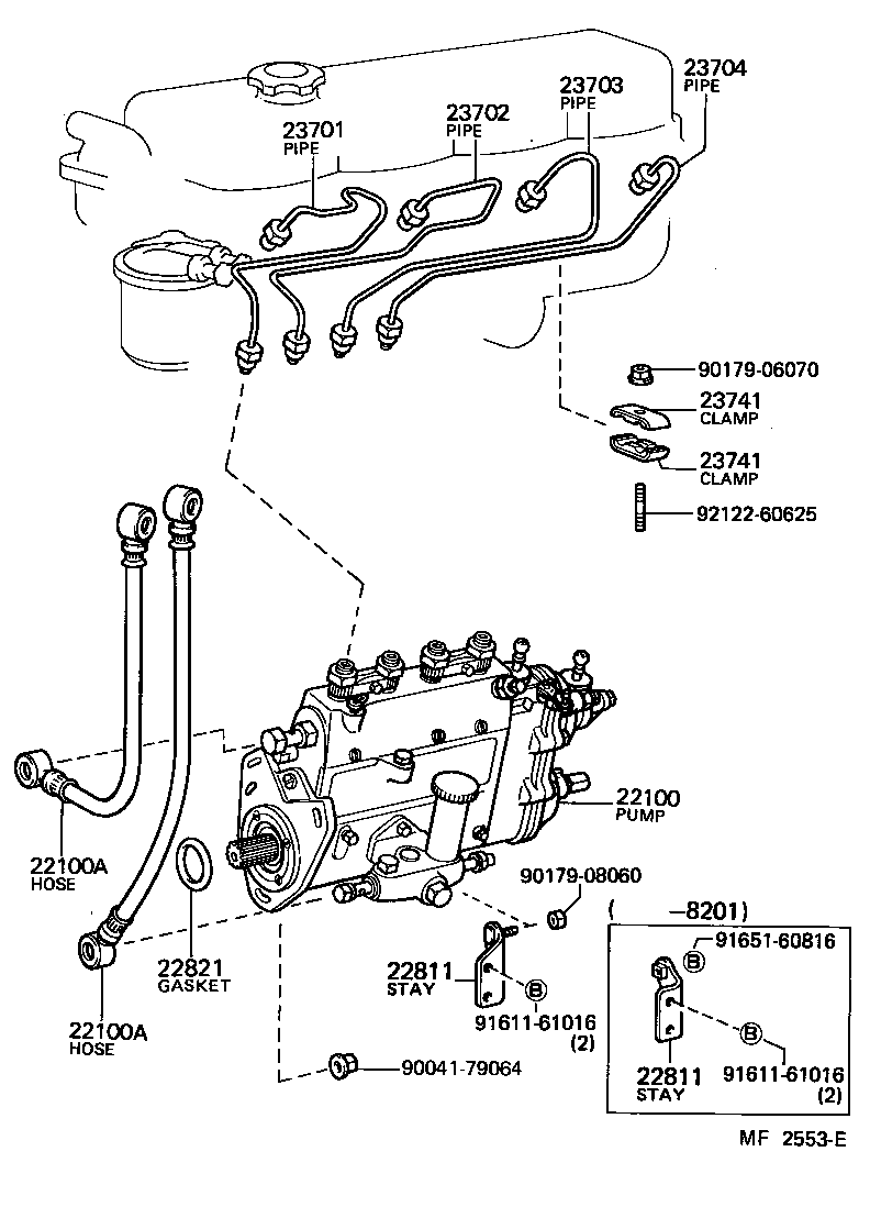  LAND CRUISER VAN |  INJECTION PUMP ASSEMBLY