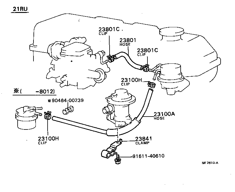  MARK 2 |  FUEL PIPE CLAMP