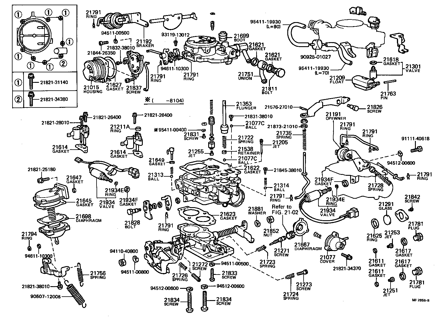  TOWN MASTERACE V WG |  CARBURETOR