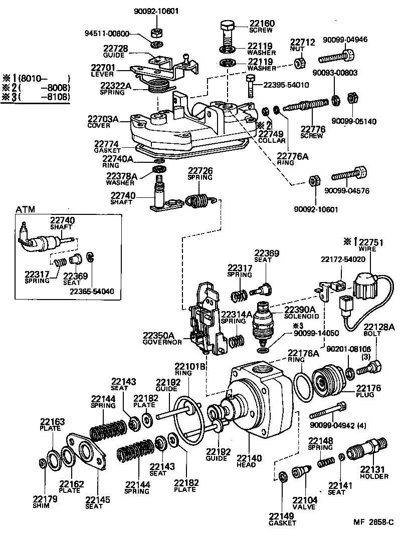  CROWN |  INJECTION PUMP BODY