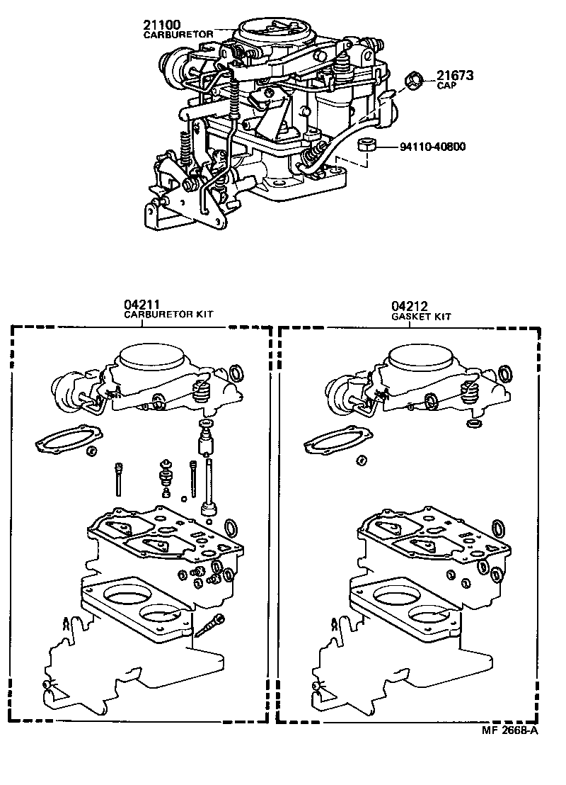  LAND CRUISER VAN |  CARBURETOR ASSEMBLY