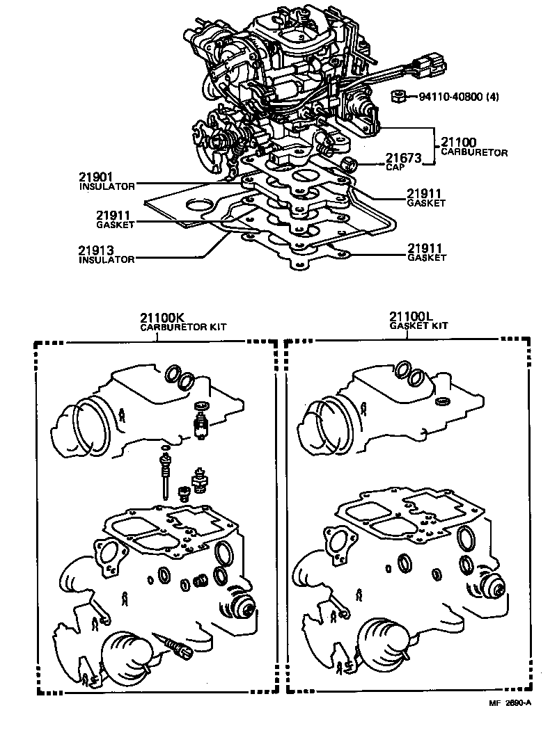  CELICA |  CARBURETOR ASSEMBLY