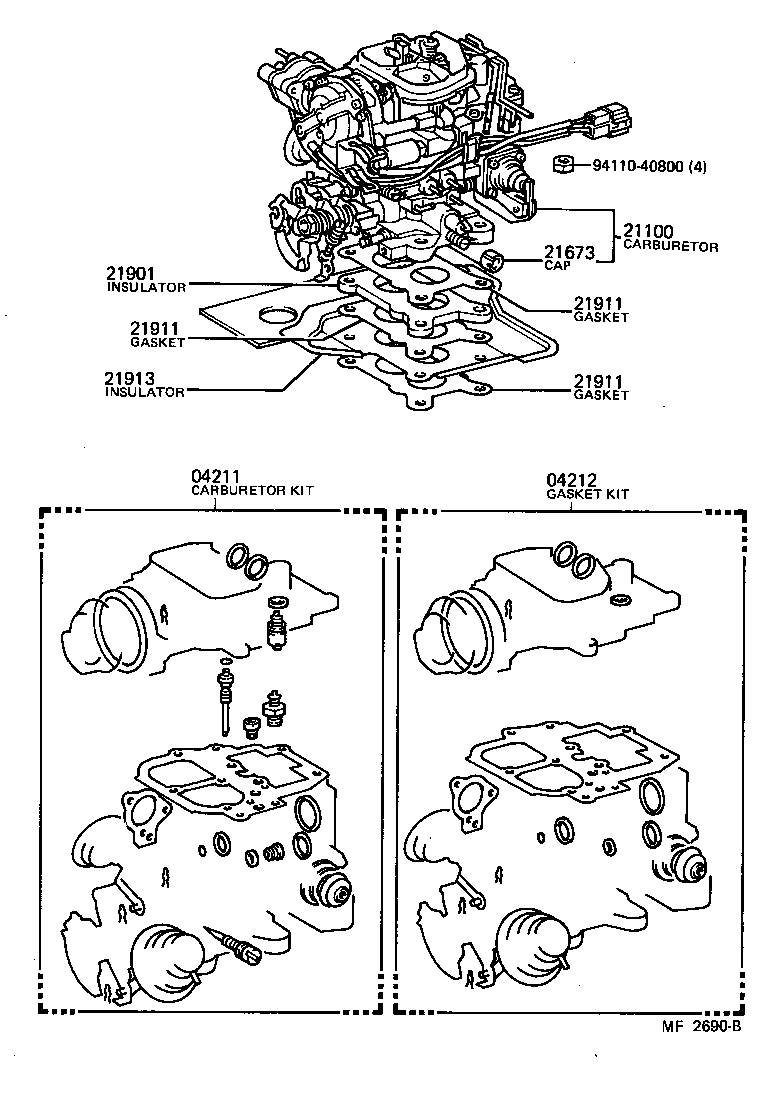  CARINA FR |  CARBURETOR ASSEMBLY