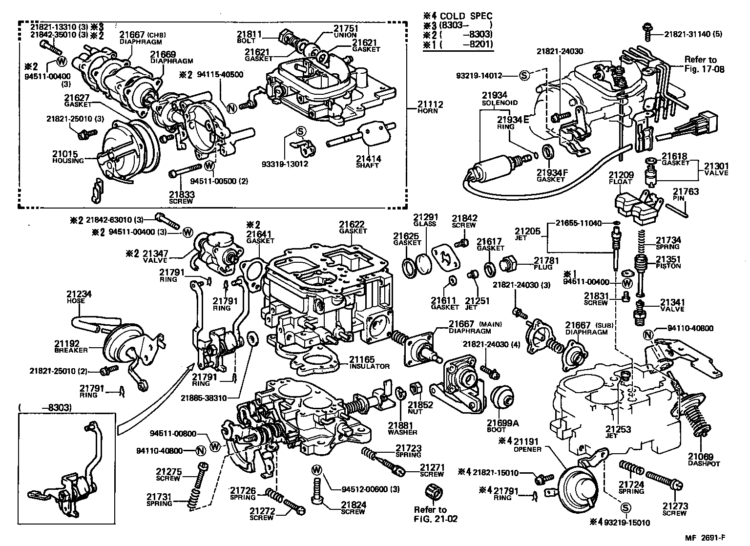  CARINA FR |  CARBURETOR