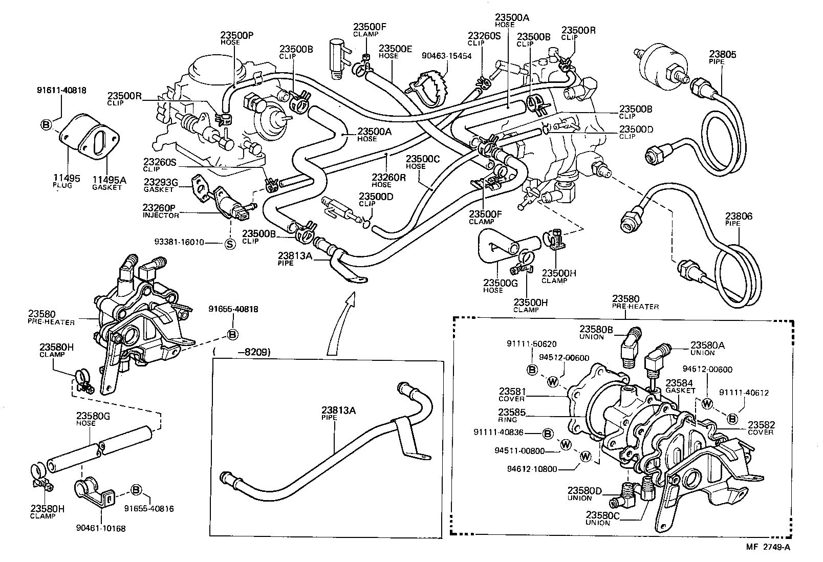  CROWN |  LPG CARBURETOR FUEL PIPE