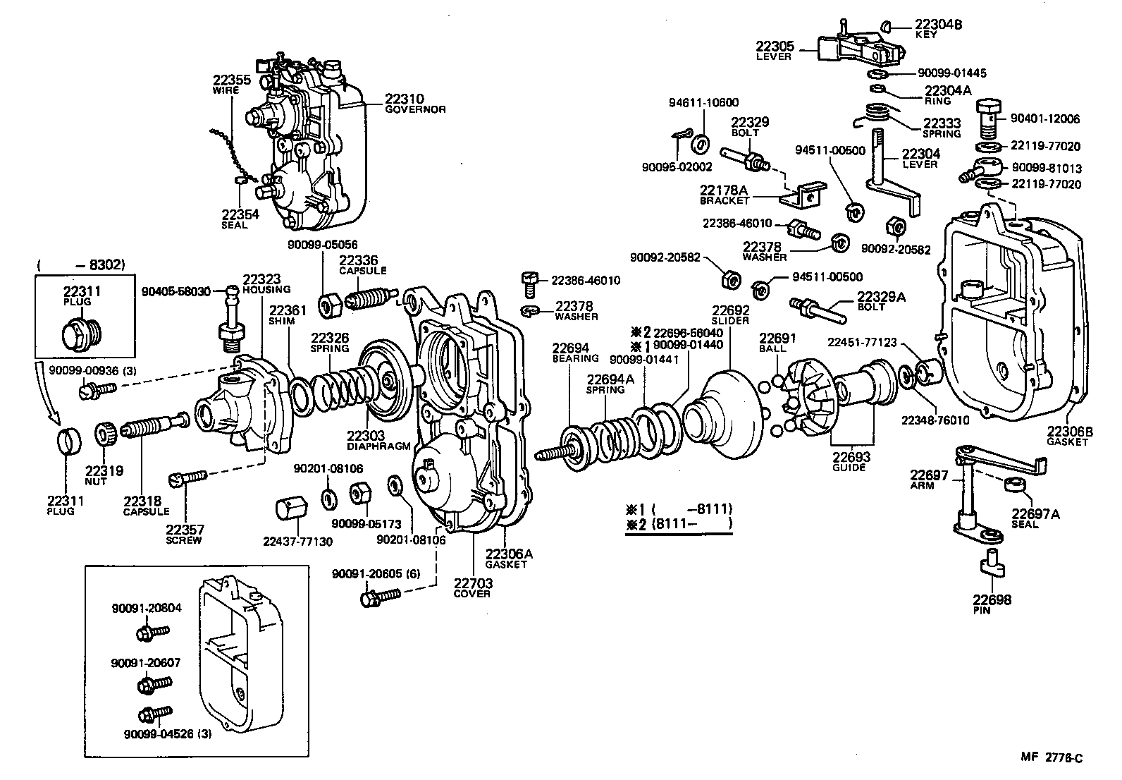  TOYOACE |  PNEUMATIC GOVERNOR