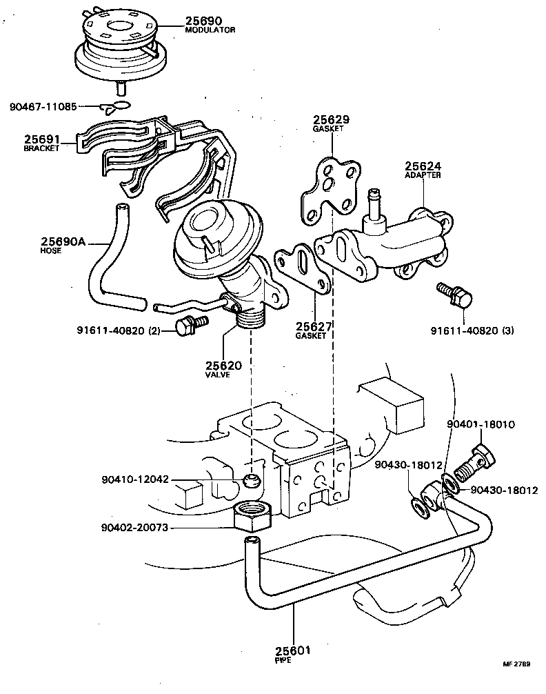  DYNA TOYOACE |  EXHAUST GAS RECIRCULATION SYSTEM