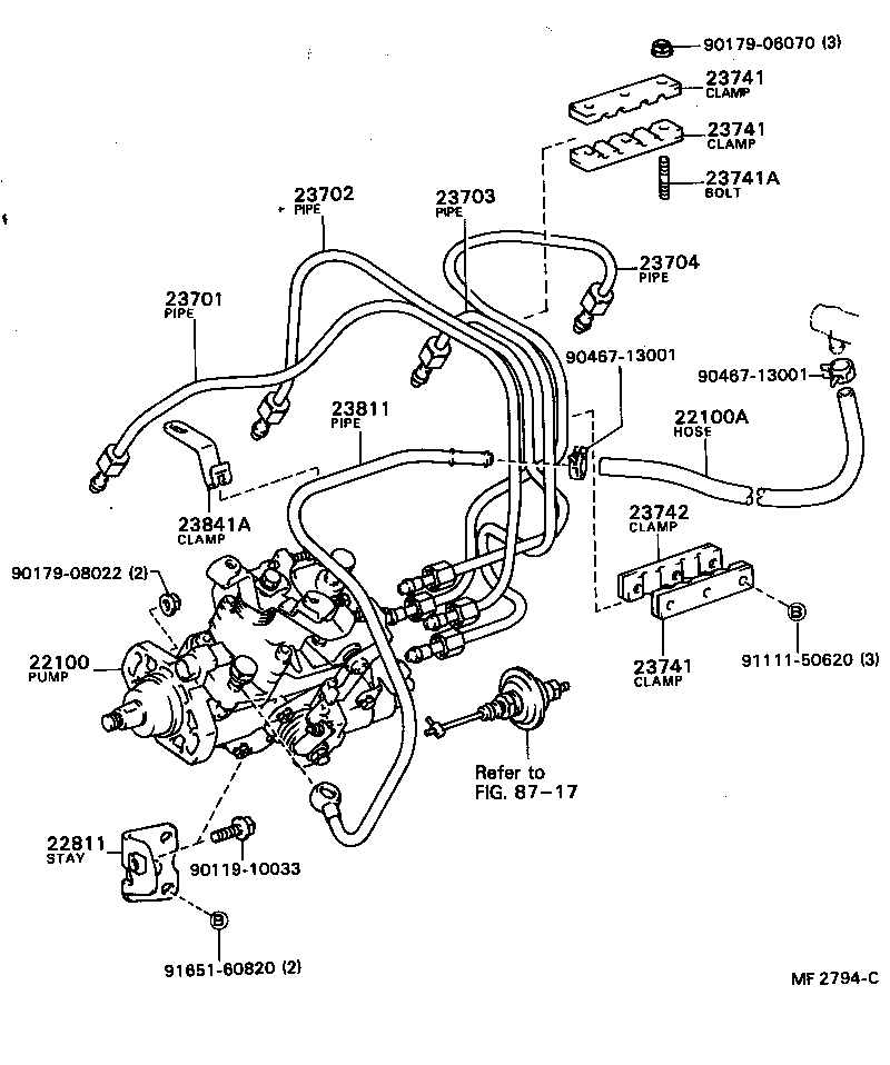  CARINA FR |  INJECTION PUMP ASSEMBLY