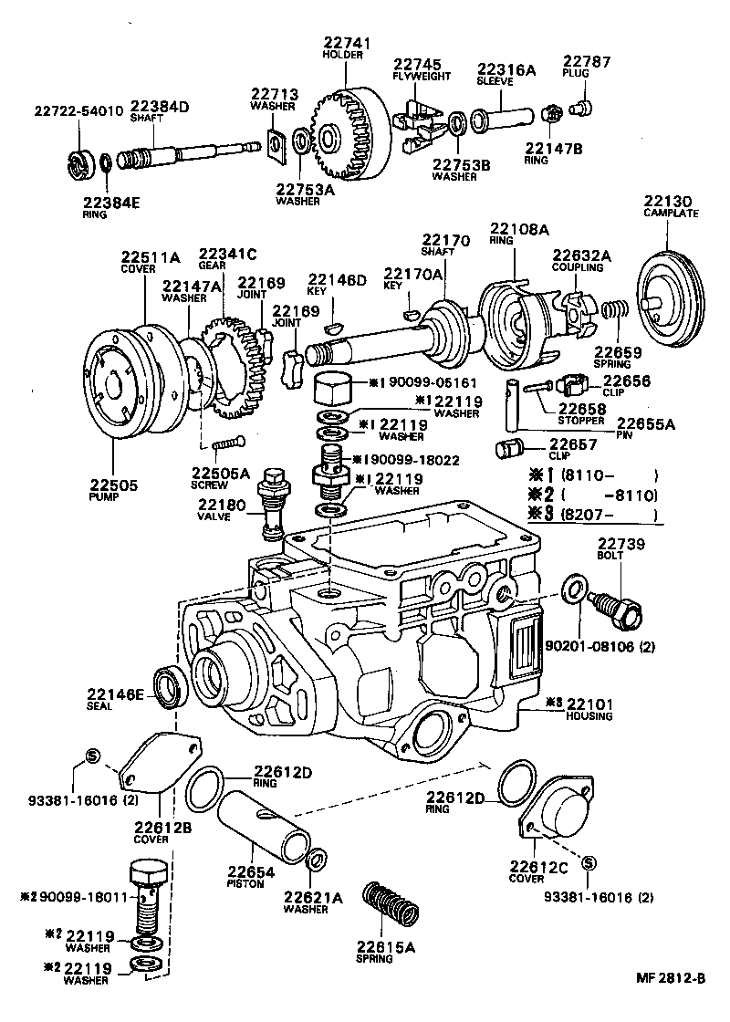  BLIZZARD |  INJECTION PUMP BODY