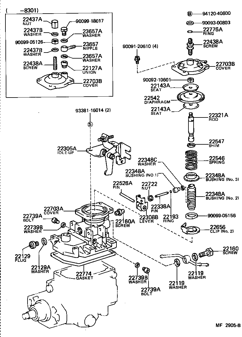  CROWN |  INJECTION PUMP BODY