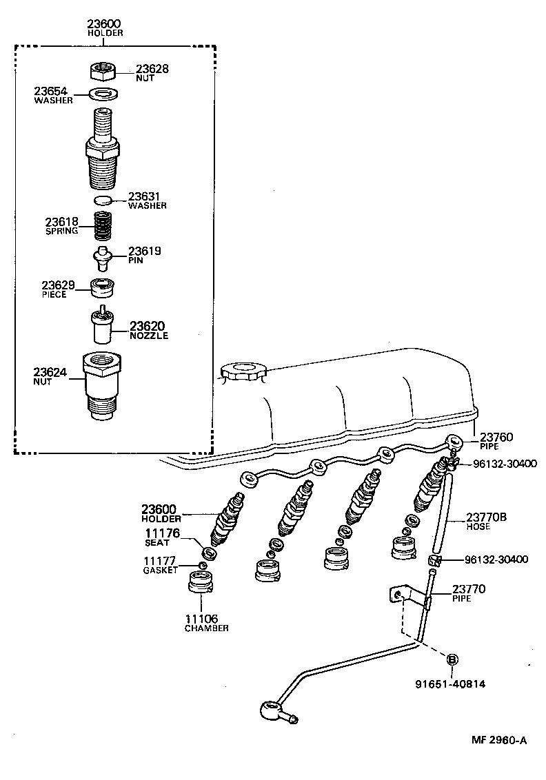  LAND CRUISER VAN |  INJECTION NOZZLE