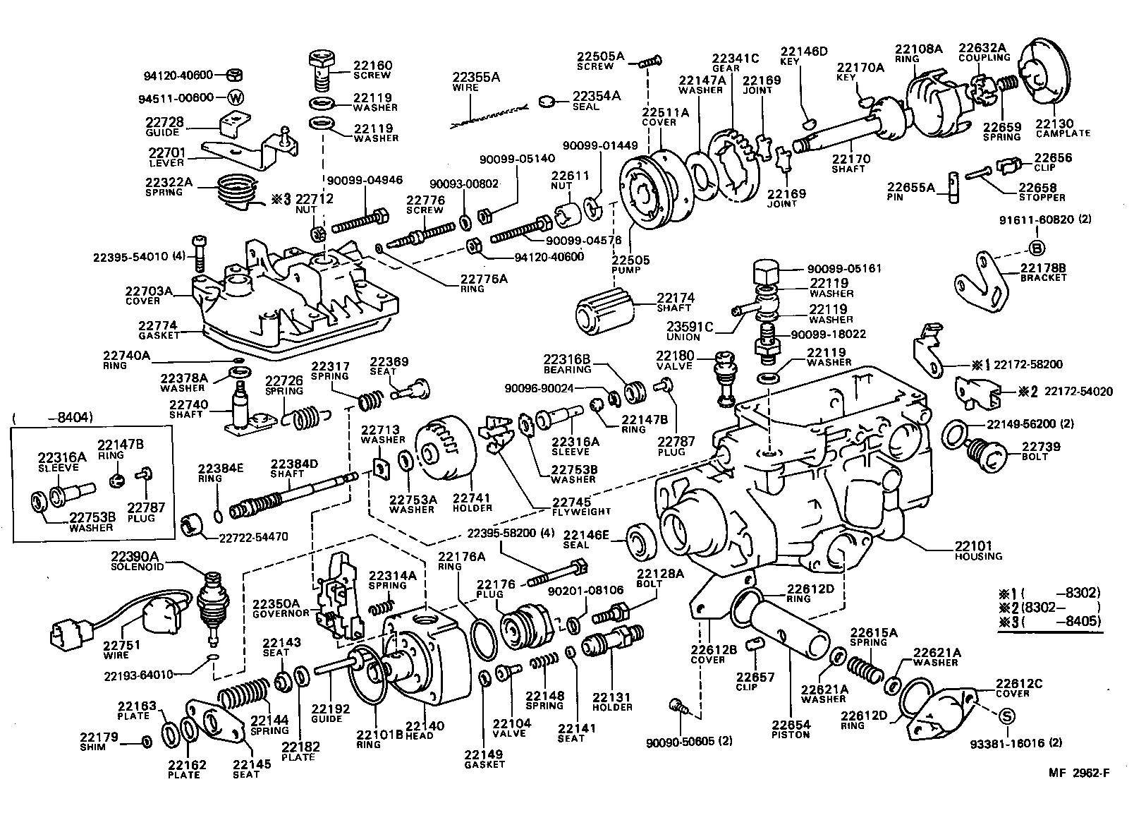  LAND CRUISER VAN |  INJECTION PUMP BODY