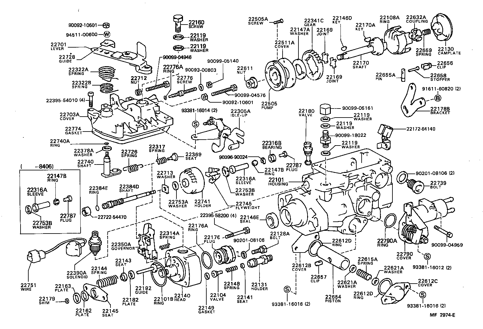  TOWN MASTERACE V WG |  INJECTION PUMP BODY