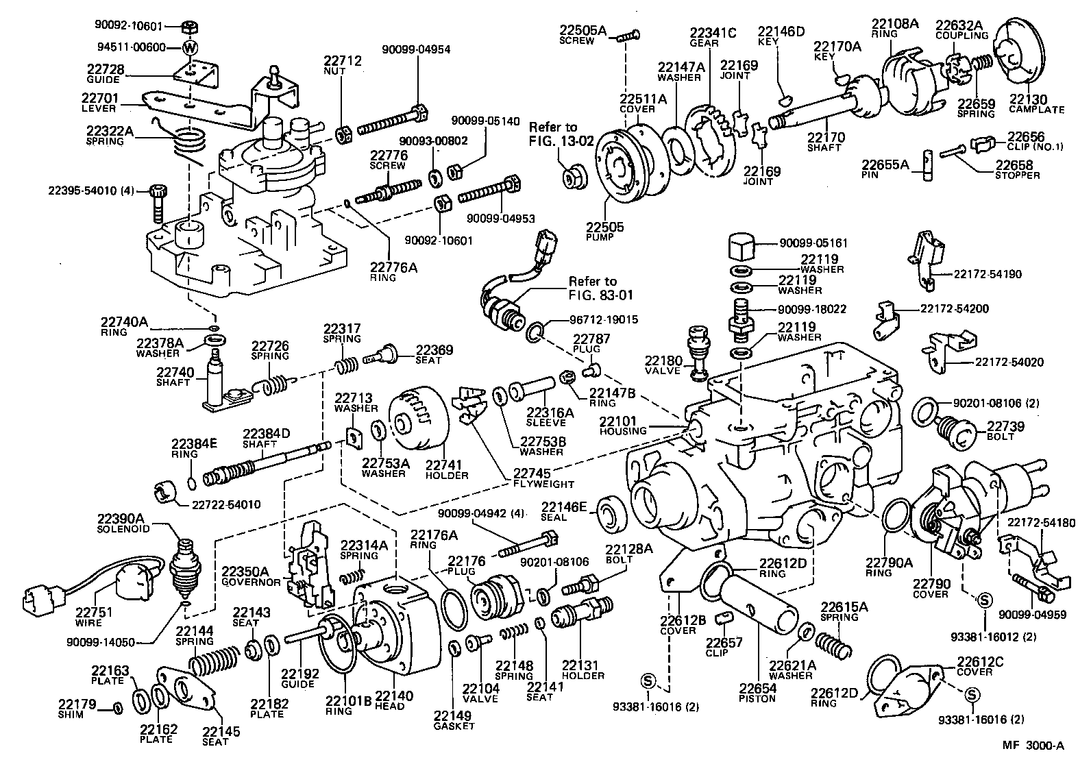  CROWN |  INJECTION PUMP BODY
