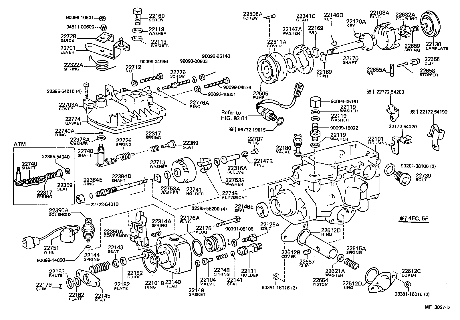  HIACE VAN WAGON |  INJECTION PUMP BODY