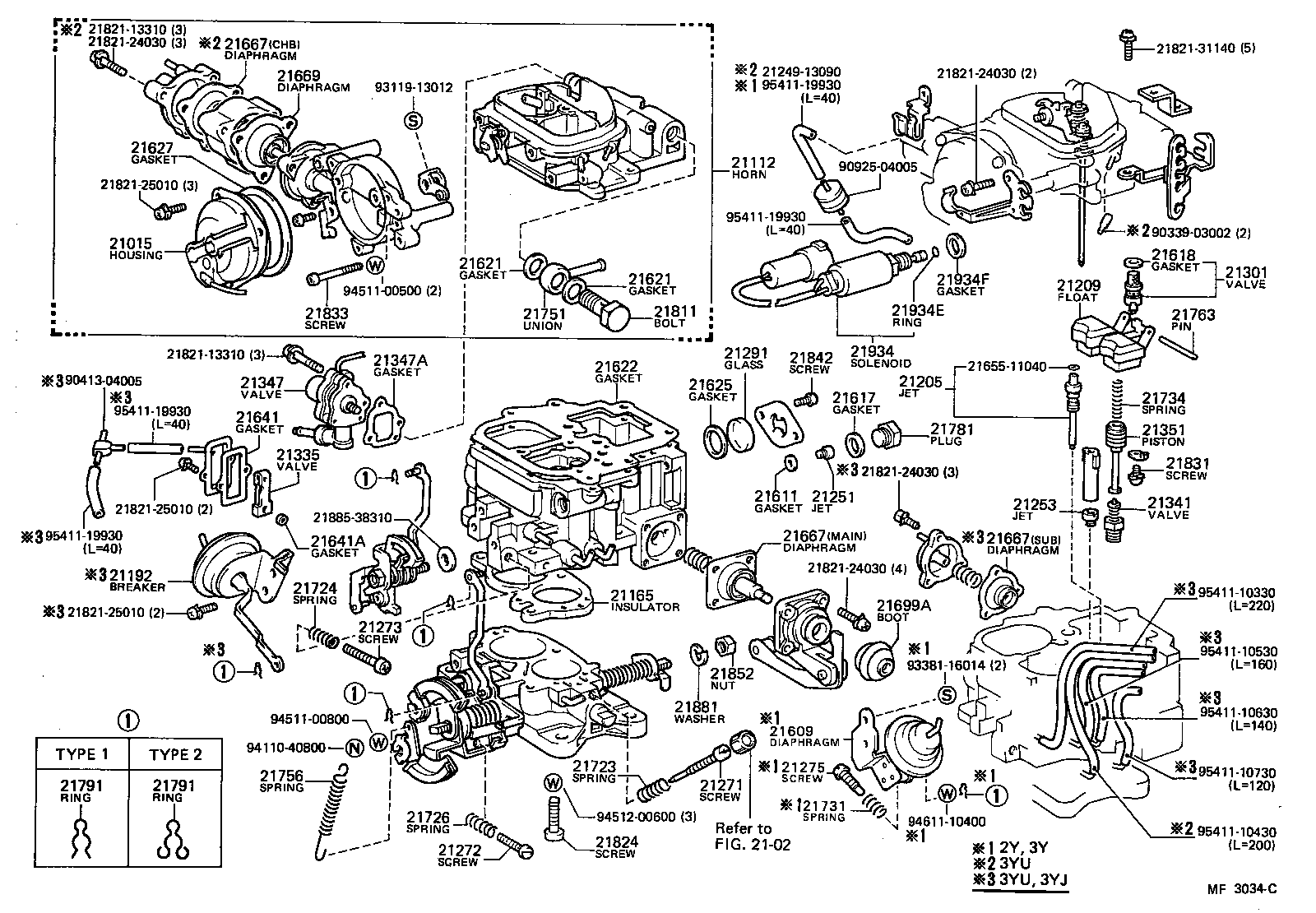  HIACE VAN WAGON |  CARBURETOR