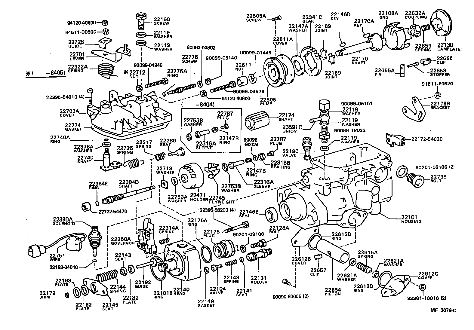  DYNA |  INJECTION PUMP BODY