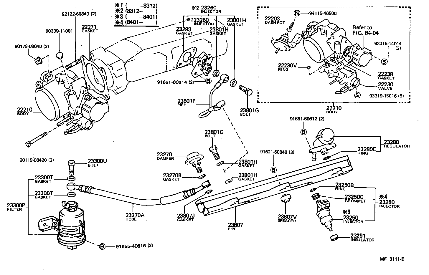  CARINA FR |  FUEL INJECTION SYSTEM