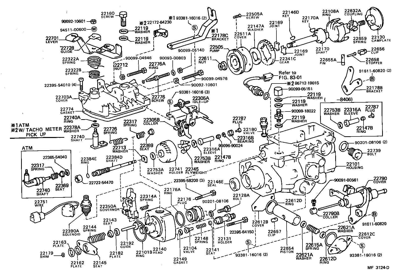  CARINA FR |  INJECTION PUMP BODY