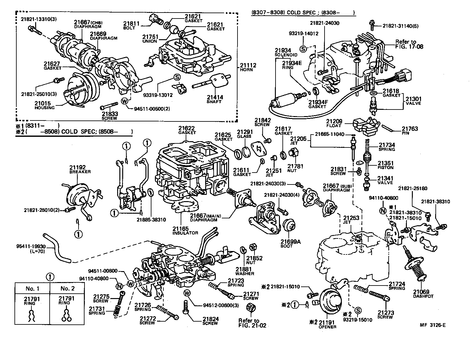  CARINA FR |  CARBURETOR