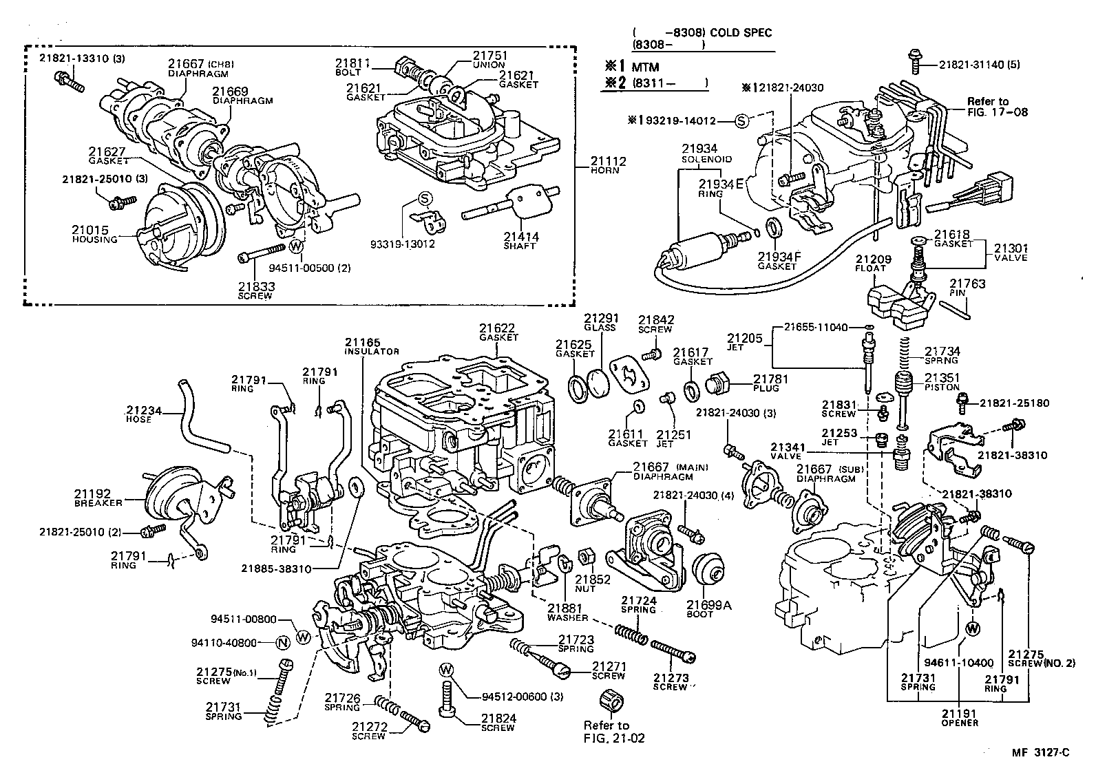  CHASER |  CARBURETOR
