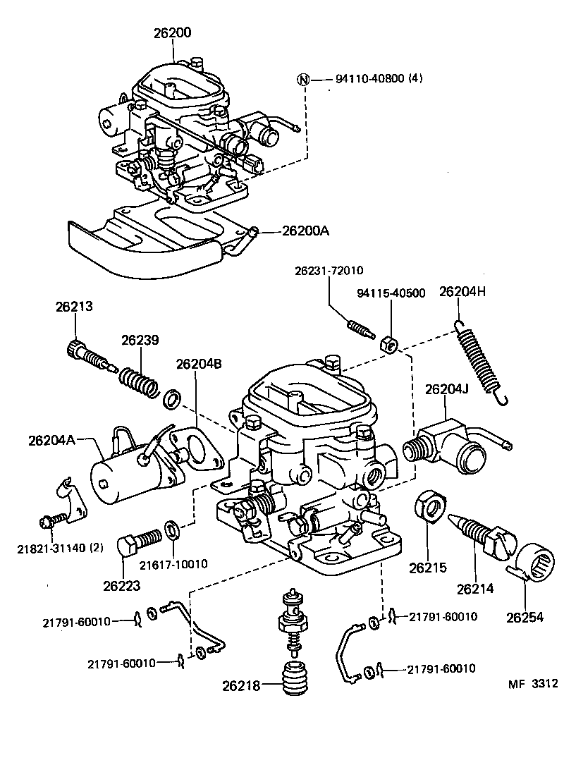  HIACE VAN WAGON |  LPG CARBURETOR