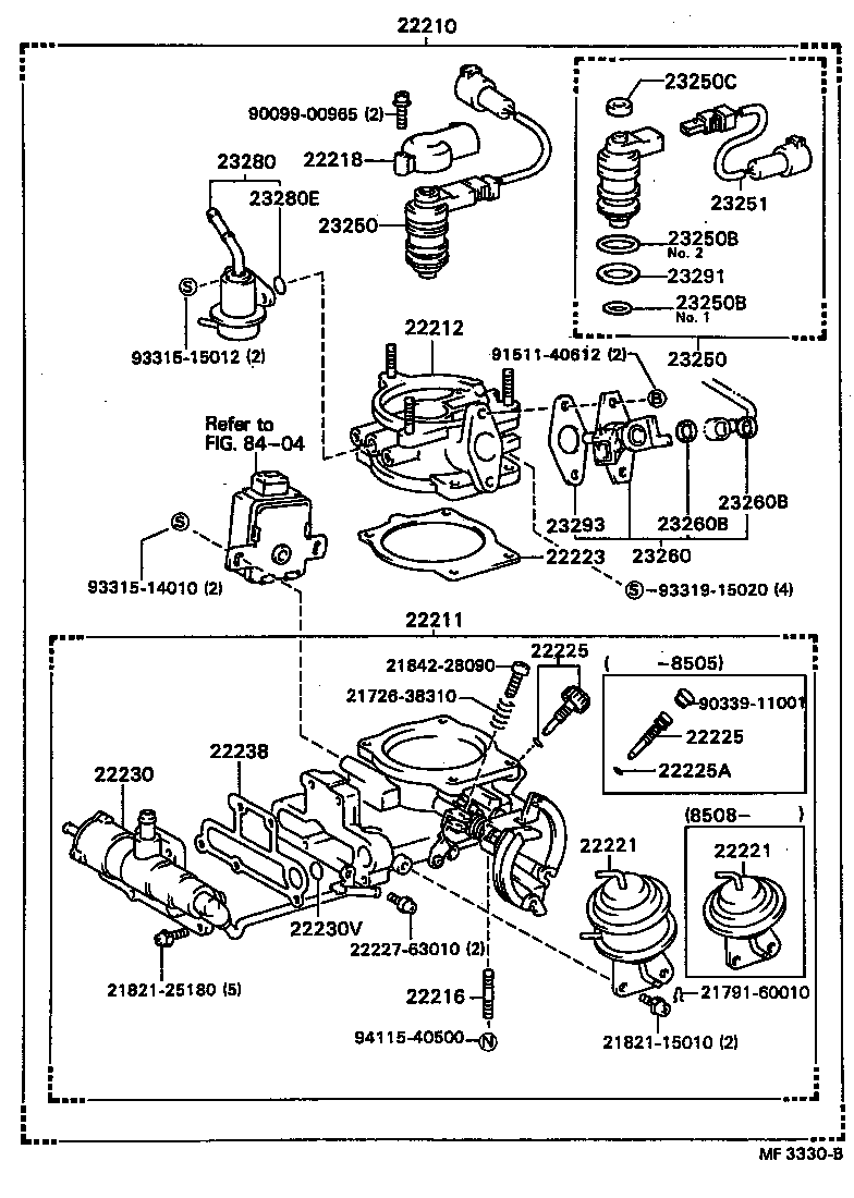  CARINA FF |  FUEL INJECTION SYSTEM