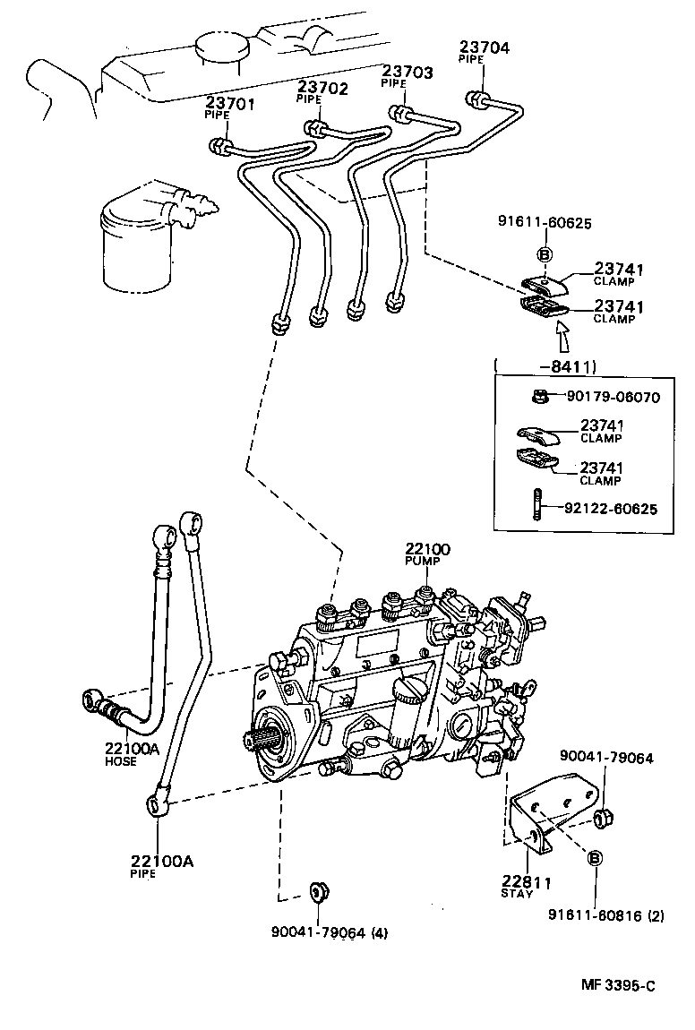  DYNA TOYOACE |  INJECTION PUMP ASSEMBLY