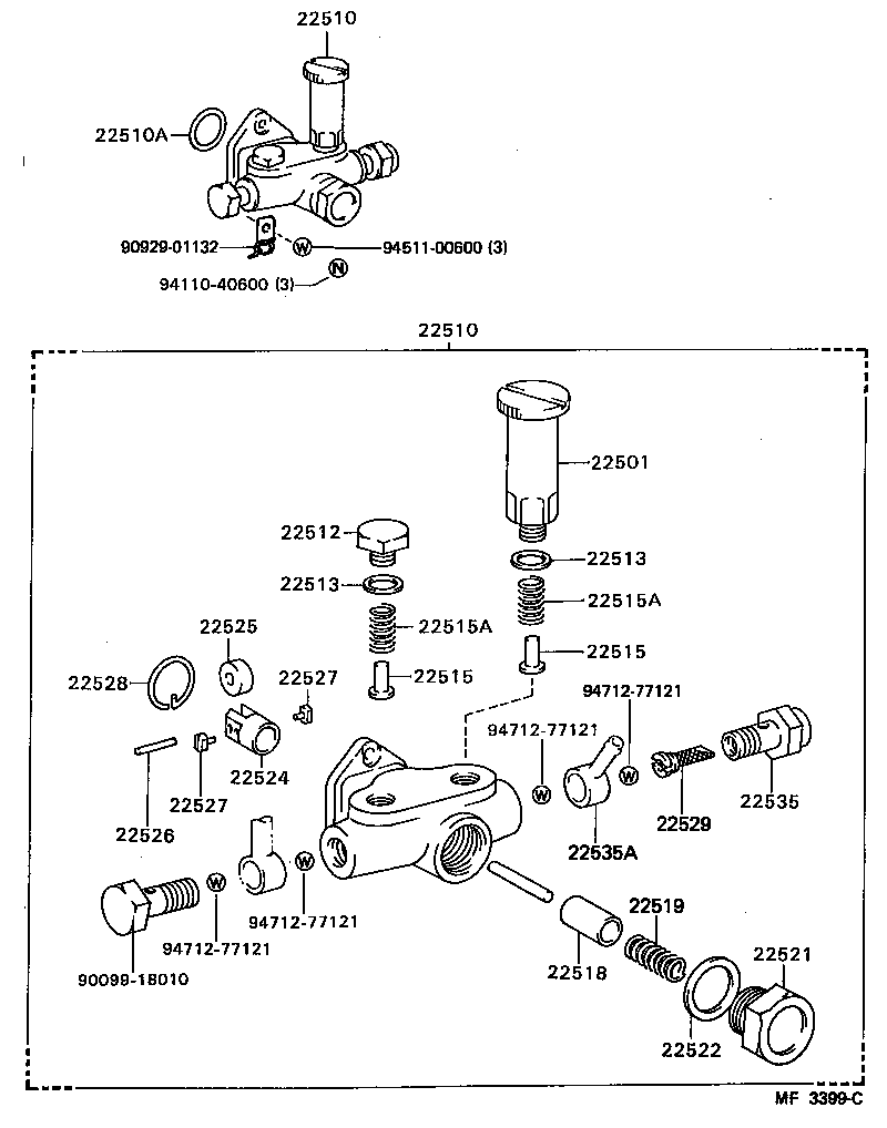  DYNA TOYOACE |  FUEL FEED PUMP