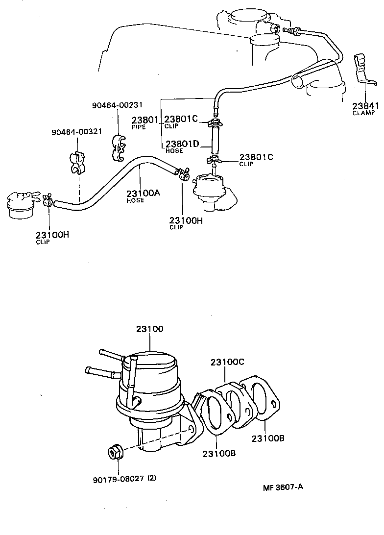  TOWN MASTERACE V WG |  FUEL PUMP PIPE