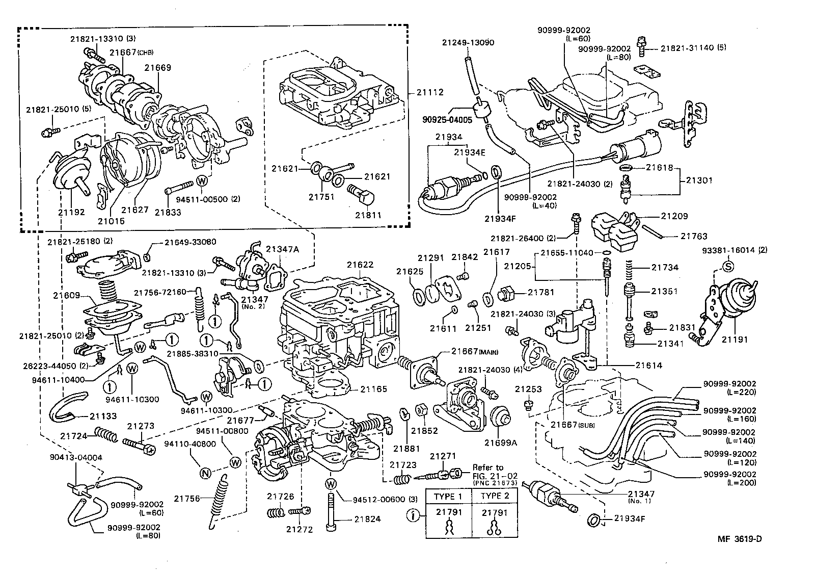  TOWN MASTERACE V WG |  CARBURETOR