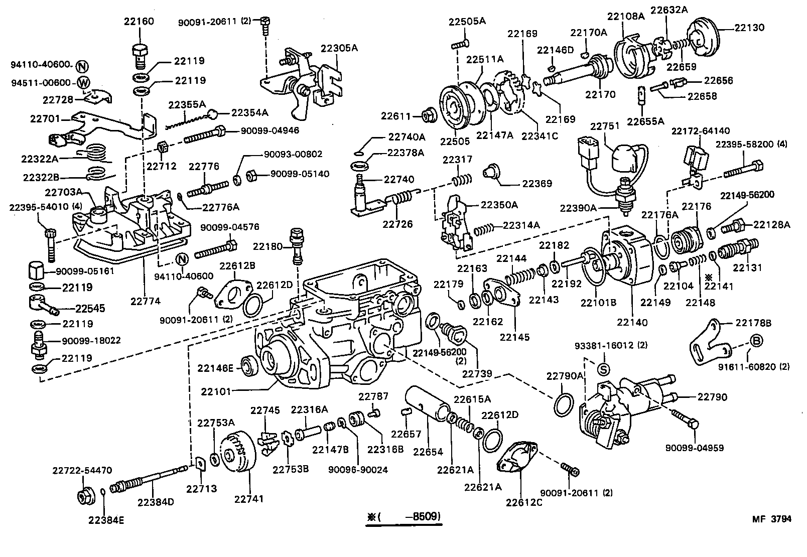  LITE TOWNACE TRUCK |  INJECTION PUMP BODY