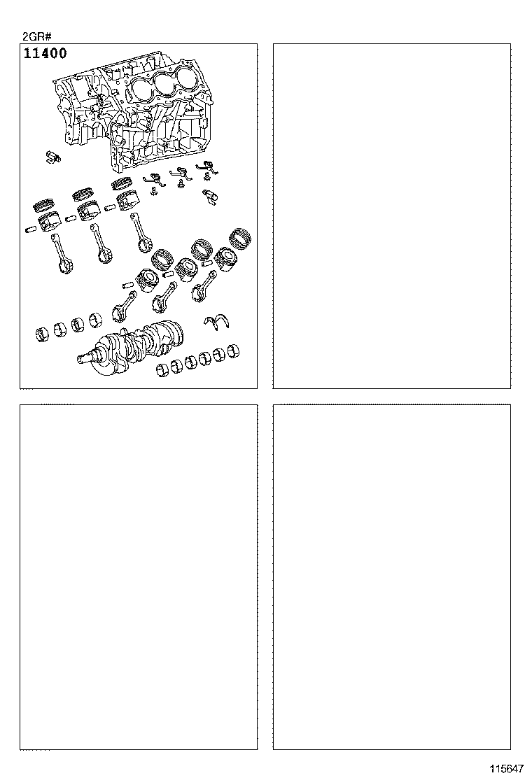  RX350 450H |  SHORT BLOCK ASSEMBLY